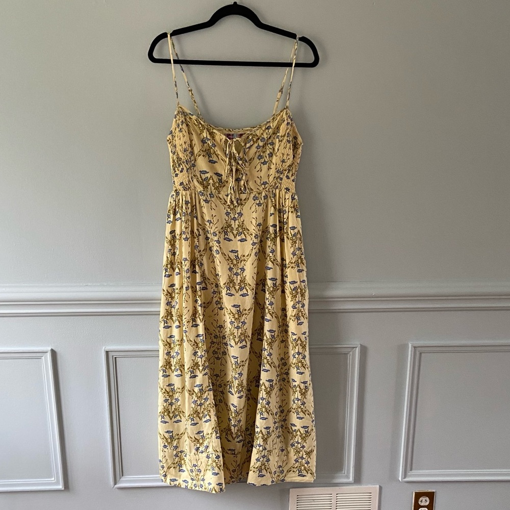 Beautiful Yellow Floral Dress